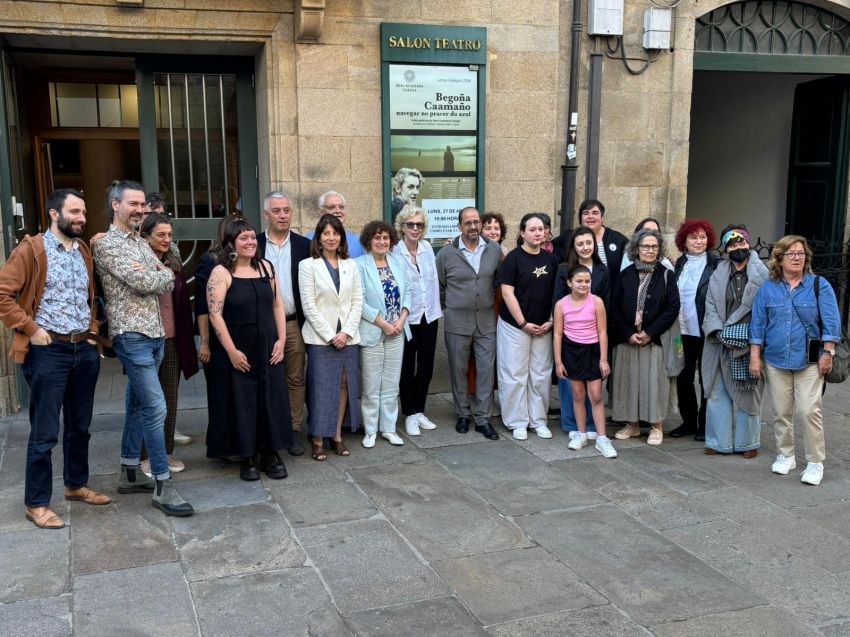 Sol Agra reivindica «mil primaveras máis» para Begoña Caamaño e a nosa lingua na presentación dun documental sobre a homenaxeada do Día das Letras