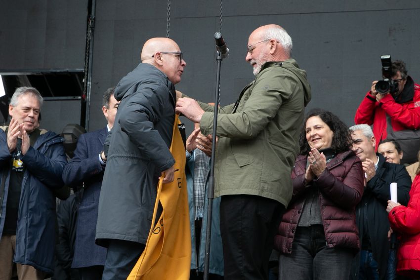 Regueira salienta na Festa da Filloa de Lestedo a “exaltación do produto, do territorio e da cultura” que supón esta cita gastronómica