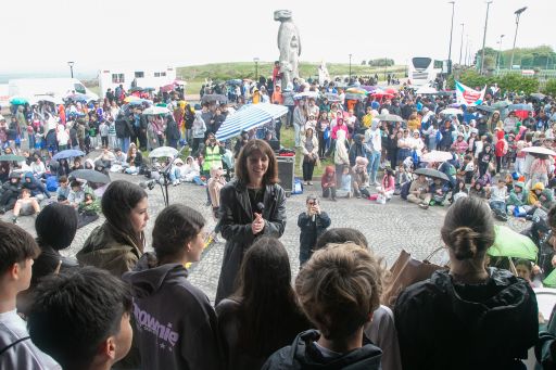 Sol Agra reivindica na etapa coruñesa do Correlingua «a mocidade rebelde que leva o galego no corazón»
