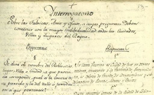 Un documento para coñecer como era Plasencia hai 220 anos