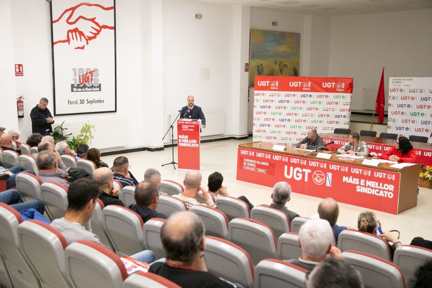 Bernardo Fernández reivindica o papel “esencial” de UGT na defensa dos dereitos laborais