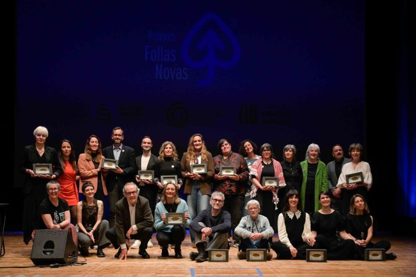 A Deputación da Coruña acompaña o sector do libro galego na gala dos Premios Follas Novas