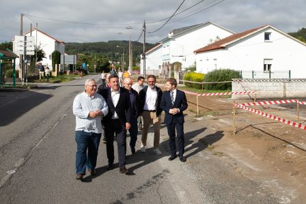 A Deputación da Coruña inicia a terceira fase das obras da travesía de Aneiros a Cabana, en Ferrol