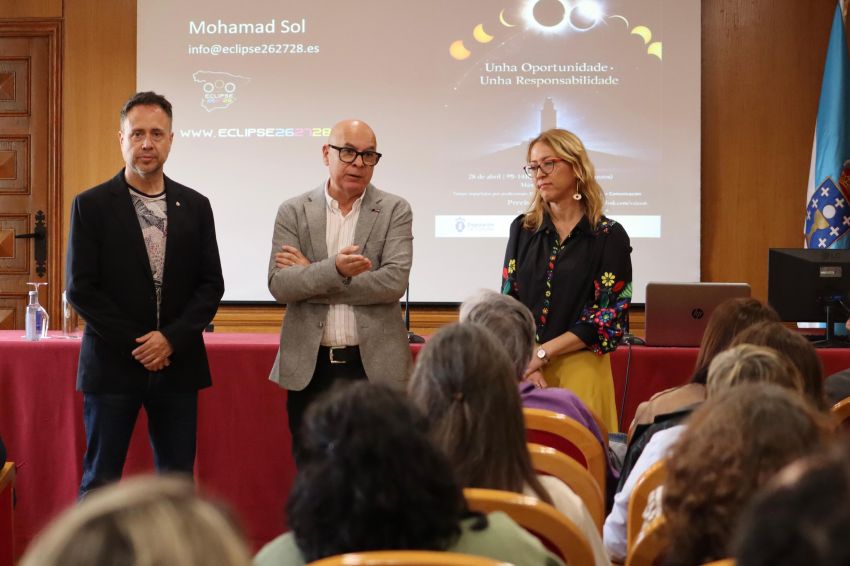 A Deputación impulsa no Pazo de Mariñán a preparación do sector turístico coruñés e dos concellos ante a eclipse total de agosto