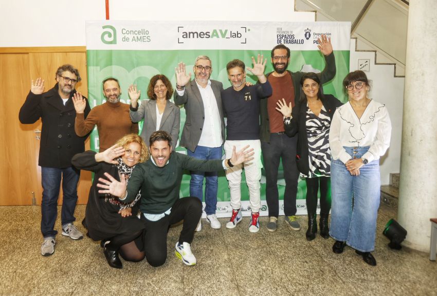 Creadores audiovisuais do Ames AV-LAB expoñen os seus proxectos na Casa da Cultura do Milladoiro