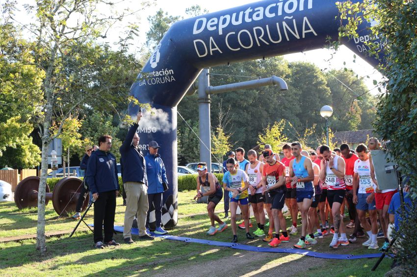 A II Carreira Camiño da Vía Verde reúne a máis de 700 participantes e consolídase como cita deportiva e de promoción da Vía Verde Compostela-Tambre-Lengüelle