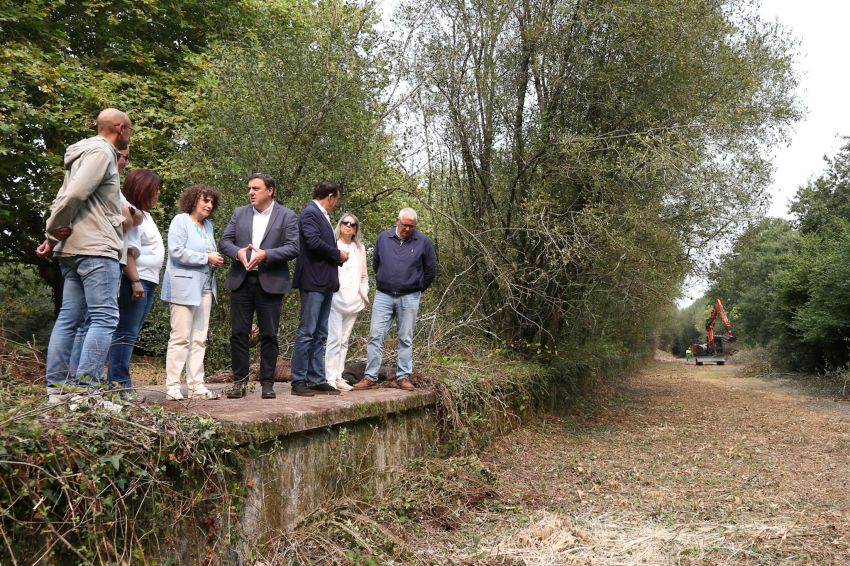 Comezan as obras da Vía Verde en Santiago, que suporán 1,8 millóns de investimento e 10 novos quilómetros de percorrido