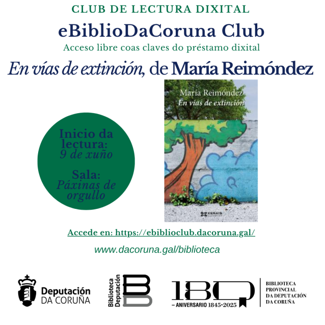 Lecturas e actividades dos Clubs virtuais da eBiblioDaCoruna