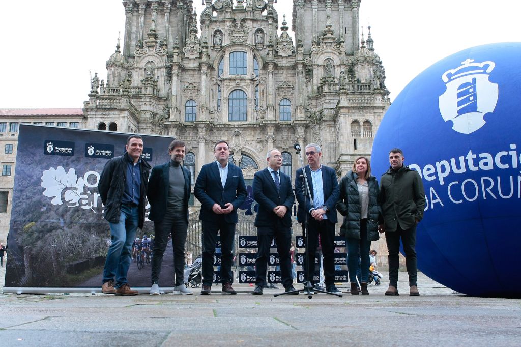 A Deputación impulsa a etapa coruñesa da segunda edición de ‘O Gran Camiño’, o evento ciclista máis importante de Galicia