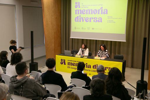 Inauguración do IV Congreso ‘A memoria diversa’, que se celebra hoxe na Normal para “mirar atrás para celebrar todo o conseguido”