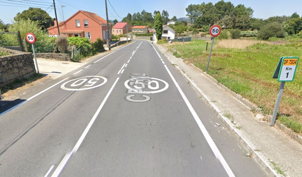 A Deputación licita as obras de mellora da estrada provincial DP-7304 de Xarás a Olveira, en Ribeira