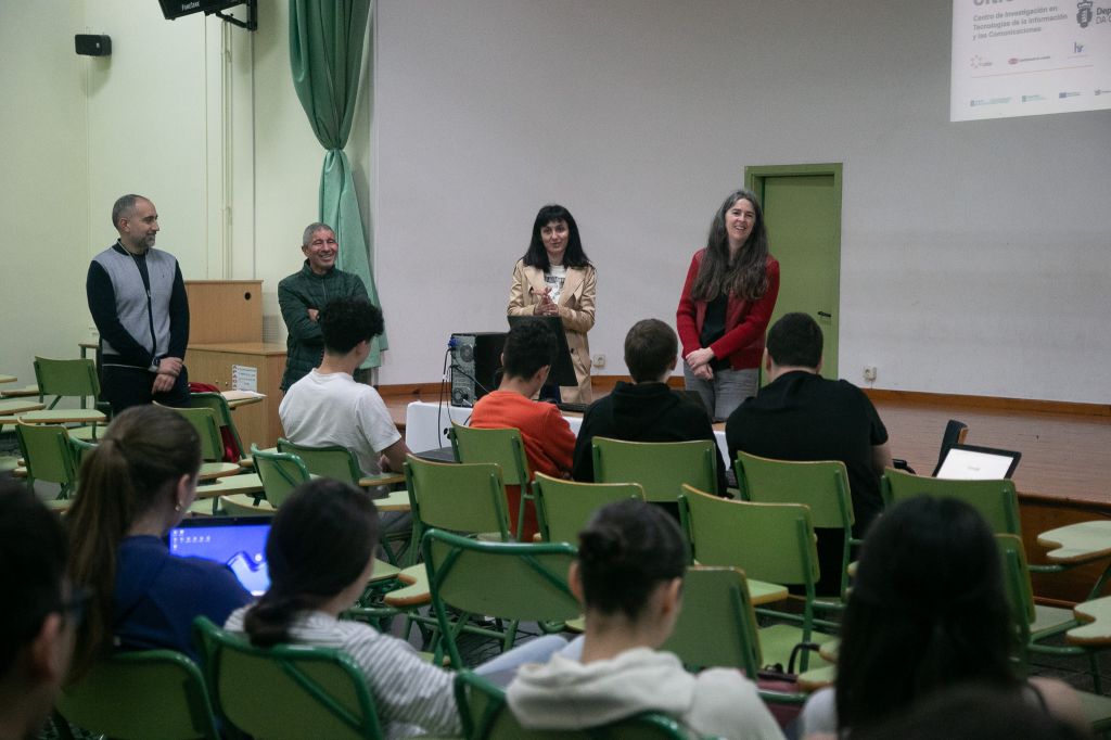 A Deputación e o CITIC achegan a intelixencia artificial xenerativa ao alumnado do IES Xulián Magariños de Negreira