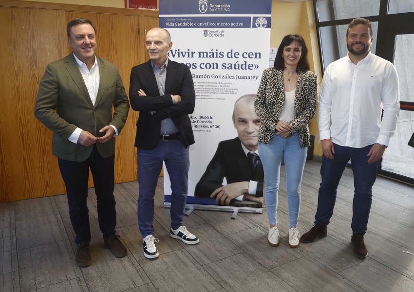 A Deputación abre en Cerceda o ciclo «Vida saudable» co doutor González Juanatey