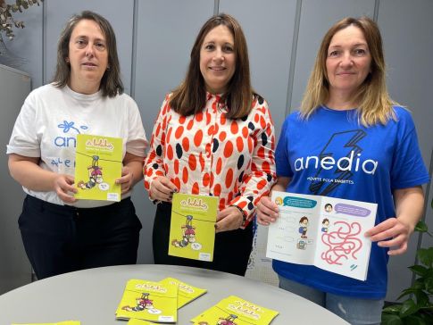 Cultura da Deputación e ANEDIA presentan o novo Caderno de Actividades de “Amigas e amigos con diabetes”