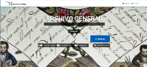 O Catálogo en Liña do Arquivo General da Deputación de Málaga xa está de novo dispoñible.