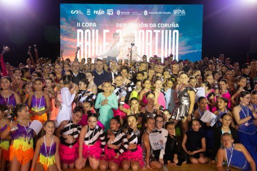 A II Copa Deputación de Baile Deportivo enche o Pazo dos Deportes de Riazor