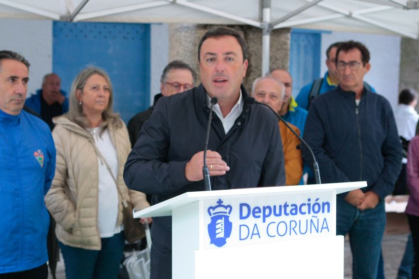 A Deputación da Coruña inaugura a maior Vía Verde de Galicia e compromete a súa extensión ata Santiago de Compostela