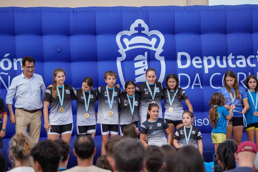 Club de Remo Puebla e Cabo de Cruz gañan a I Bandeira de Bateis Deputación da Coruña na Pobra