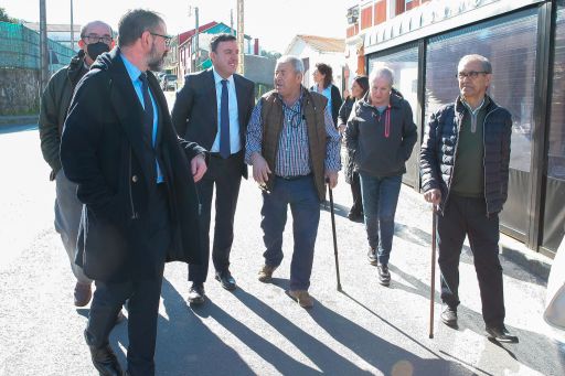 A Deputación da Coruña inicia a redacción dun proxecto para construír beirarrúas e ampliar a estrada de San Xurxo, en Ferrol
