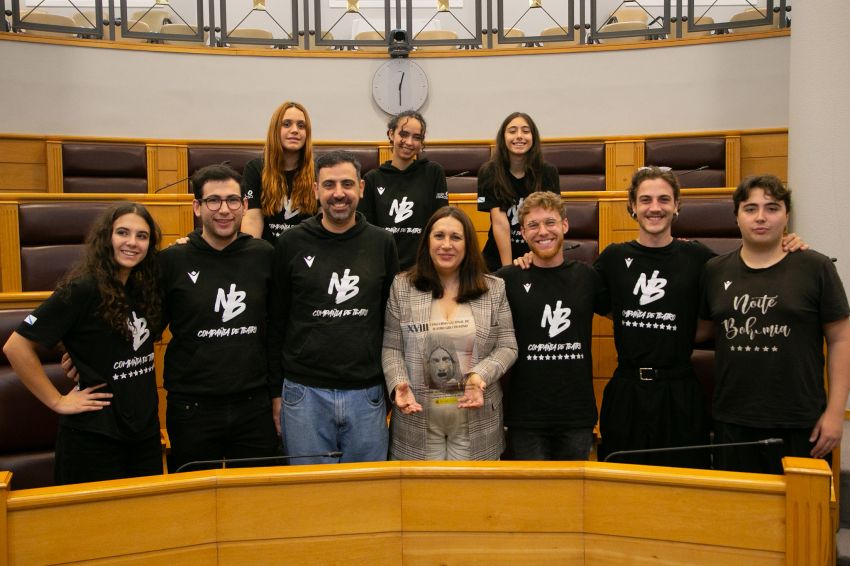 A Deputación da Coruña recibe a Noite Bohemia polo Premio Nacional de Teatro Clásico Grecolatino