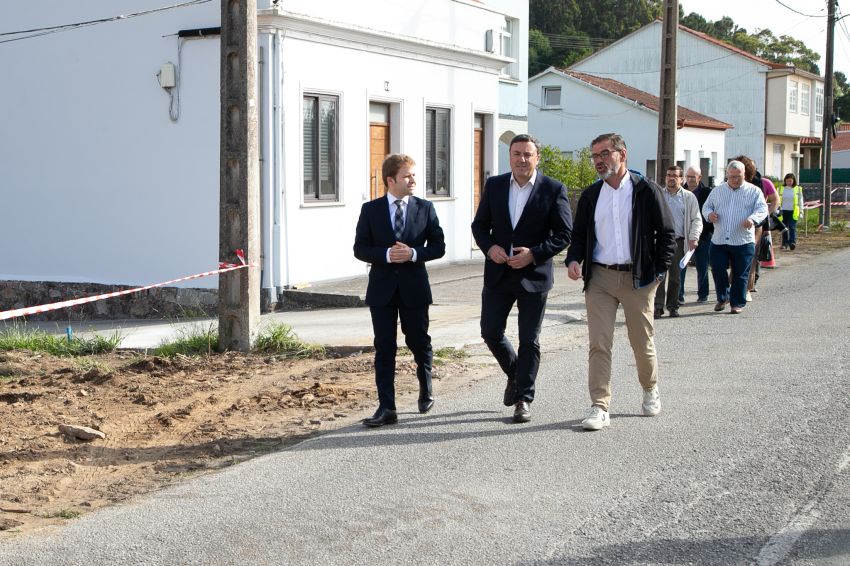 A Deputación da Coruña inicia a terceira fase das obras da travesía de Aneiros a Cabana, en Ferrol