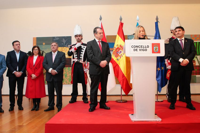 Formoso asistiu ao acto de conmemoración do 45 aniversario da Carta Magna no museo Marco de Vigo