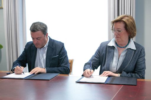 A Deputación e a Universidad Internacional Menéndez Pelayo asinan o convenio de colaboración para cofinanciar os cursos realizados na súa sede da Coruña durante o ano 2023