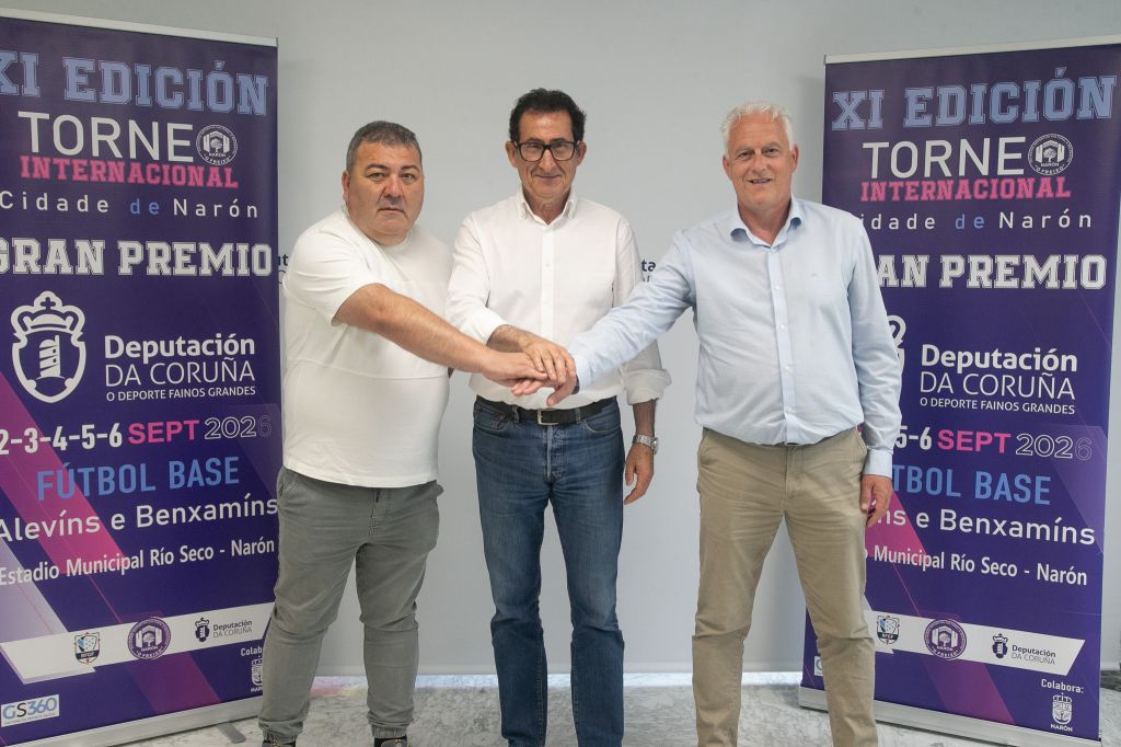A Deputación da Coruña impulsa o XI Torneo Internacional Cidade de Narón, unha das grandes citas do fútbol base en Galicia