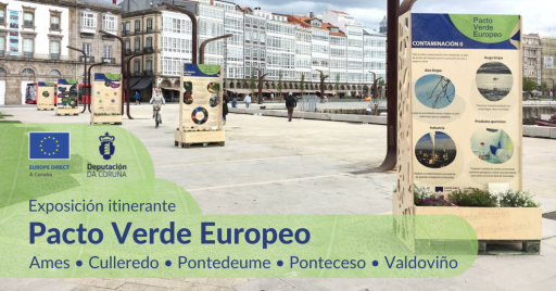 EUROPE DIRECT A Coruña inaugura unha exposición itinerante que levará o Pacto Verde Europeo a cinco concellos da provincia