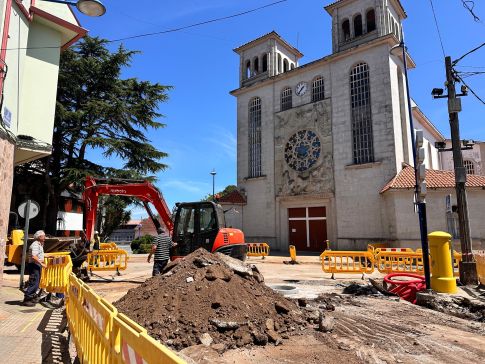 A Deputación comeza as obras de mellora da seguridade viaria nas inmediacións do Concello e da igrexa de Culleredo