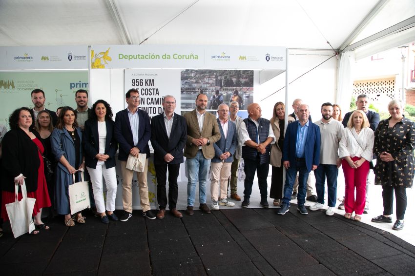A “Primavera no Camiño Inglés” reúne  en Miño os 18 concellos da ruta xacobea