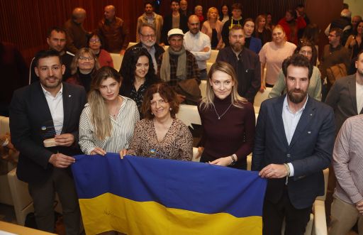 A Deputación da Coruña recibe o nomeamento de Entidade Socia de Honor de AGA-Ucraína polo seu “apoio sostido ao pobo ucraíno”