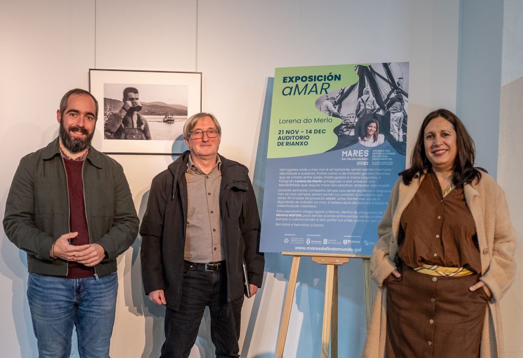 Natividade González participou en Rianxo na presentación da VIII Mostra Internacional de Cinema Documental Mares da Fin do Mundo
