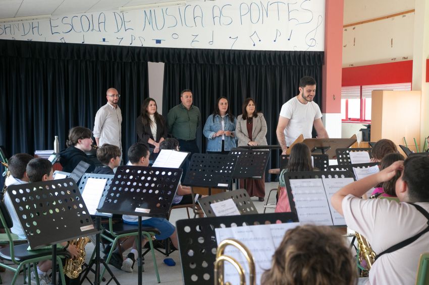 A Deputación da Coruña apoia a Banda de Música das Pontes e ao Museo Etnográfico Monte Caxado