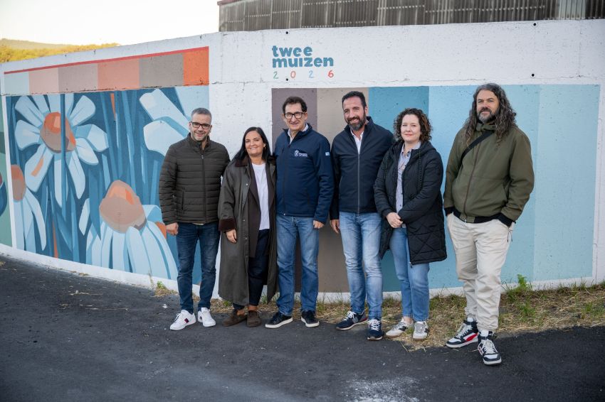 A Deputación presenta os murais da III edición de «Arte no Camiño» en Mazaricos, Oroso, Mesía, Abegondo e Ordes