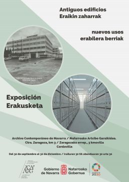 O Archivo Contemporáneo de Navarra inaugura a exposición 'Antiguos edificios, nuevos usos'