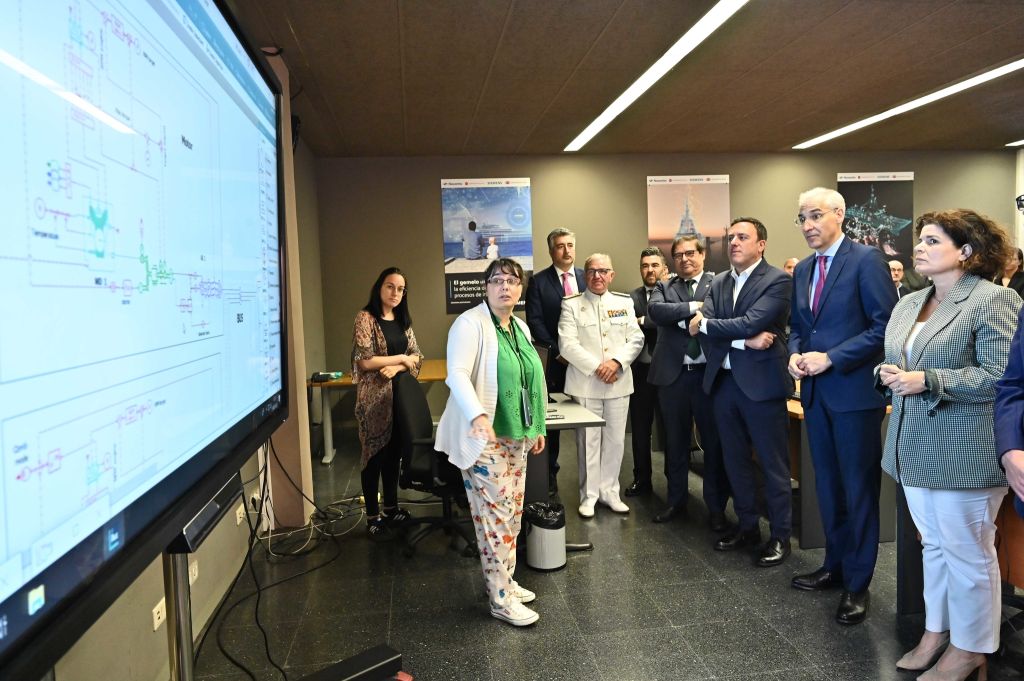 Formoso destaca que a nova Aula Navantia-Siemens situará “o campus de Ferrol na vangarda da transformación dixital do sector naval”
