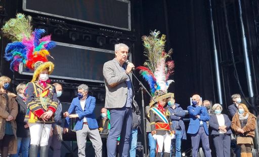 Blas García puxo en valor a Festa da Filloa de Lestedo e agradeceu aos colectivos que a fan posible o seu traballo a prol da tradición cultural e popular