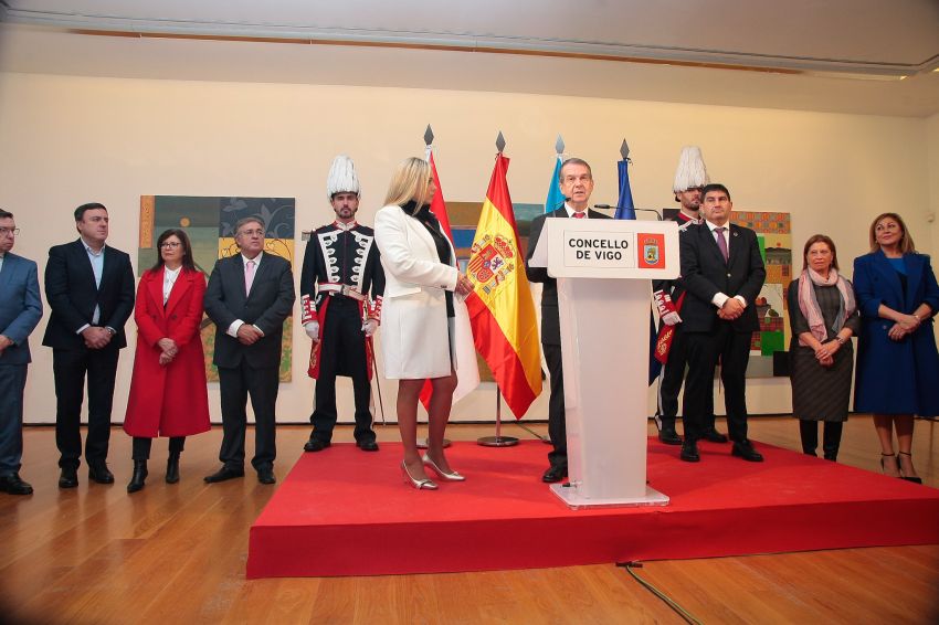 Formoso asistiu ao acto de conmemoración do 45 aniversario da Carta Magna no museo Marco de Vigo