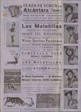 Exposto no AHP de Cáceres un folleto de festexos taurinos de Coria de 1932