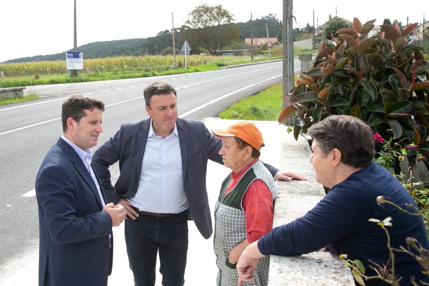 A Deputación da Coruña licita por 279.728 euros da última fase das obras de mellora da estrada DP 1105 en Boiro