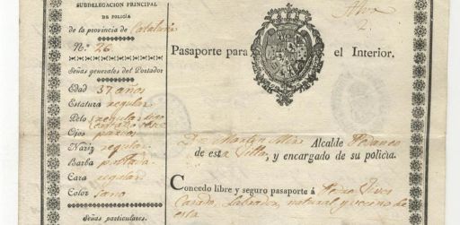 Cando o pasaporte era necesario para viaxar por España, no Arxiu Comarcal de l’Alt Empordà