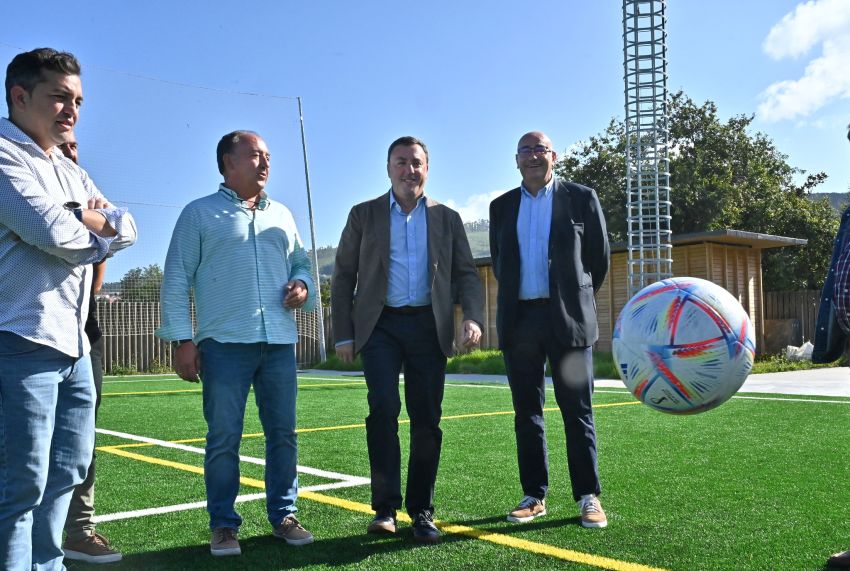 O Plan único da Deputación da Coruña mellora as infraestruturas deportivas de Valdoviño