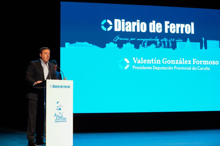 Formoso felicita o Diario de Ferrol por 25 anos de compromiso coa información local