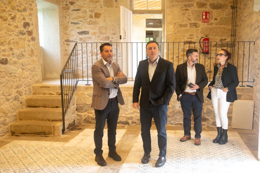 A Deputación e o Concello de Boiro invisten máis de 252.000 euros en obras de recuperación  do lagar, a vivenda e as cabalarizas do Pazo de Goiáns