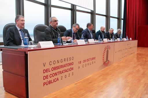O deputado de Contratación, Xosé Penas, reivindica a importancia da involucración público – privada no V Congreso do Observatorio da Contratación Pública