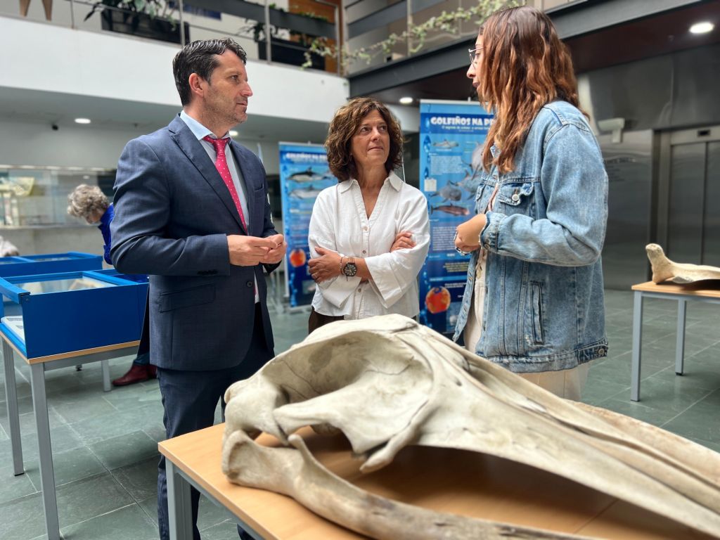 A Deputación inaugura en Boiro a exposición “Golfiños na proa”, que difunde a riqueza e biodiversidade da costa galega