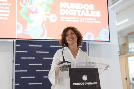 Rosa Ana García destaca a aposta da Deputación polo audiovisual na presentación do Congreso Internacional de Animación que organiza Mundos Digitales na Coruña