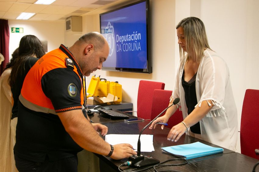 Doce agrupacións de Protección Civil da provincia modernizan os seus sistemas de comunicación grazas á Deputación