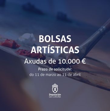 A Deputación abre o prazo de solicitudes para as bolsas de investigación e perfeccionamento de estudos artísticos